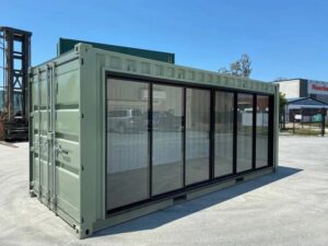 Contenitore Ufficio 20 Piedi con Vetrata Laterale