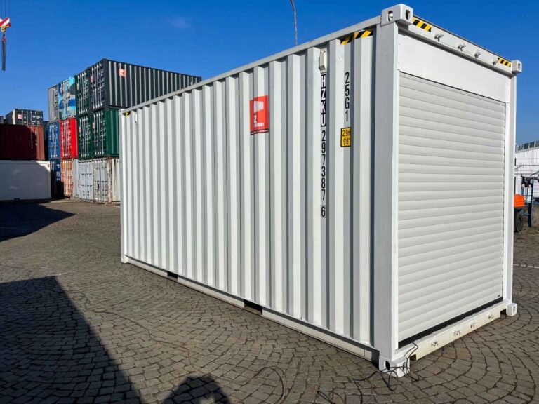 Contenitore 20 piedi High Cube con porte avvolgibili - immagine 1